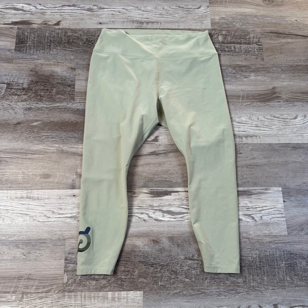 Peloton Sage Green High Rise Crop Leggings 2X Yoga Pilates Athleisure Spin Gym